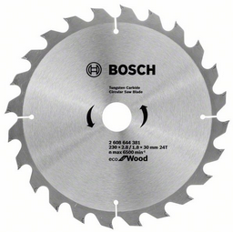 Диск пильный Bosch Eco for wood Т24 2608644381 230х30мм