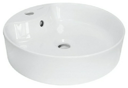Раковина накладная 43 см Sanita Luxe BST43SLWB01SH
