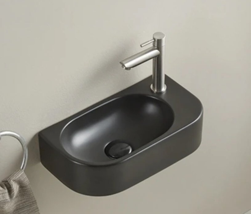 Раковина GID-ceramic Bm9274L подвесная прямоугольная 40, керамика