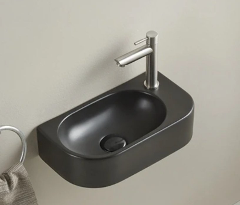 Раковина GID-ceramic Bm9274L подвесная прямоугольная 40, керамика