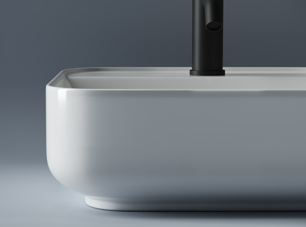 Раковина Ceramicanova CN5014 накладная квадратная 39, санфарфор купить,111639