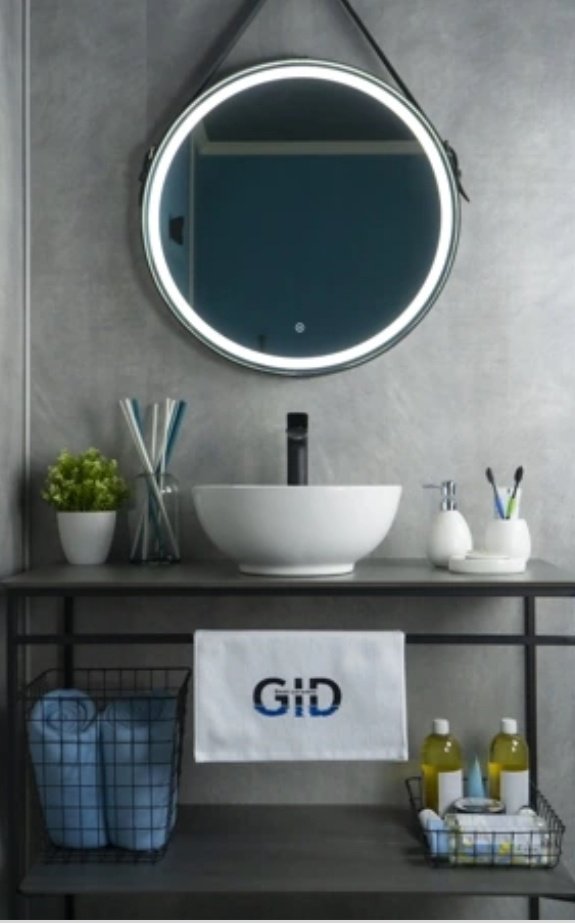 Раковина GID-ceramic N9002 накладная круглая 38, керамика