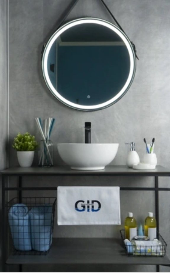 Раковина GID-ceramic N9002 накладная круглая 38, керамика купить,50093