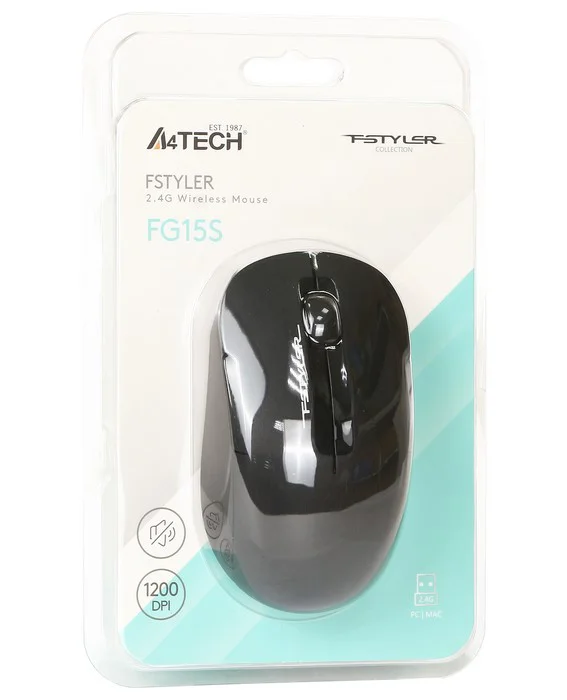 Мышь A4tech Fstyler FG15S Black
