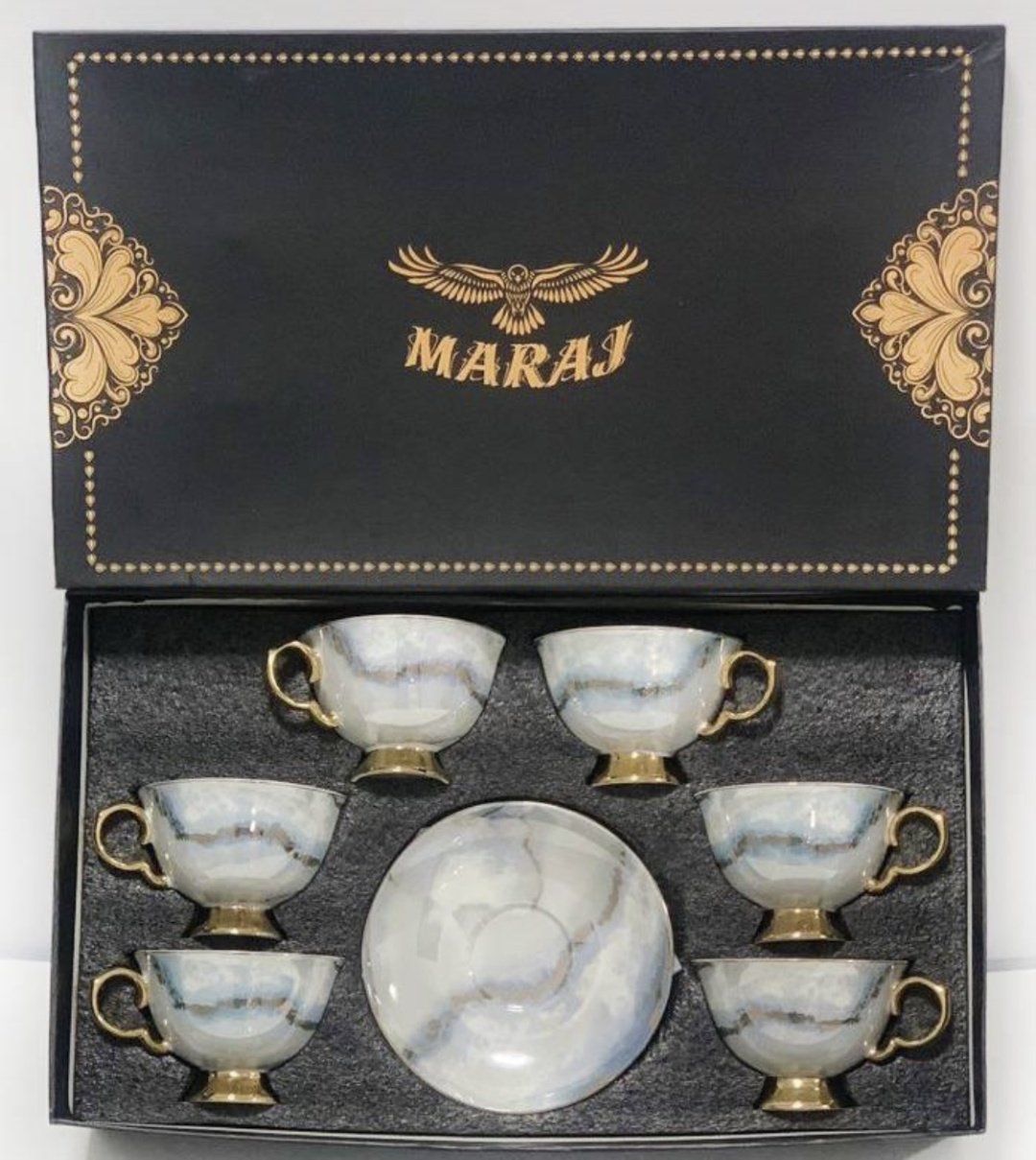 Чайная пара Maraj 3456 костяной фарфор