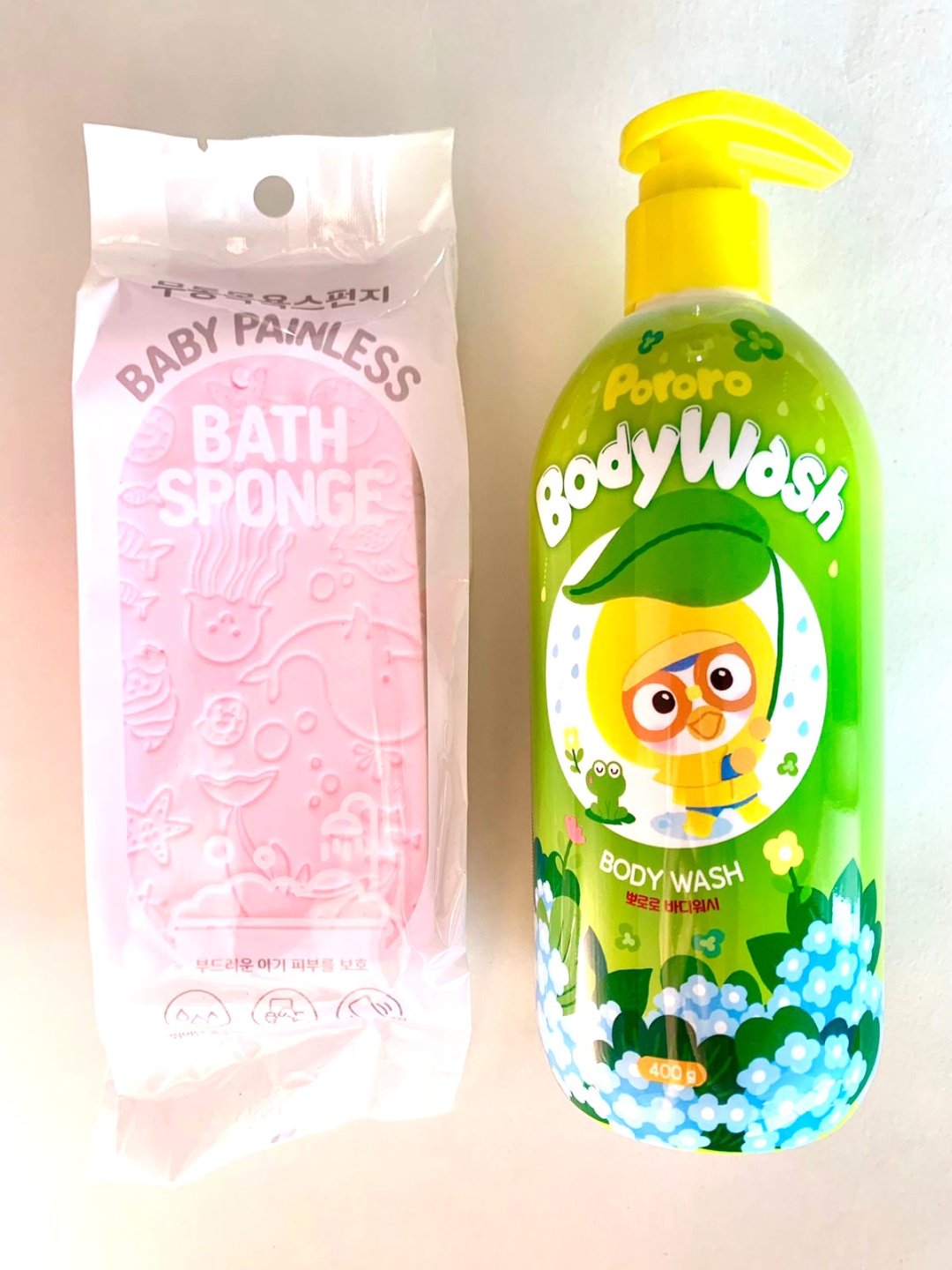 Набор по уходу за телом Pororo Body Wash Sponge Set