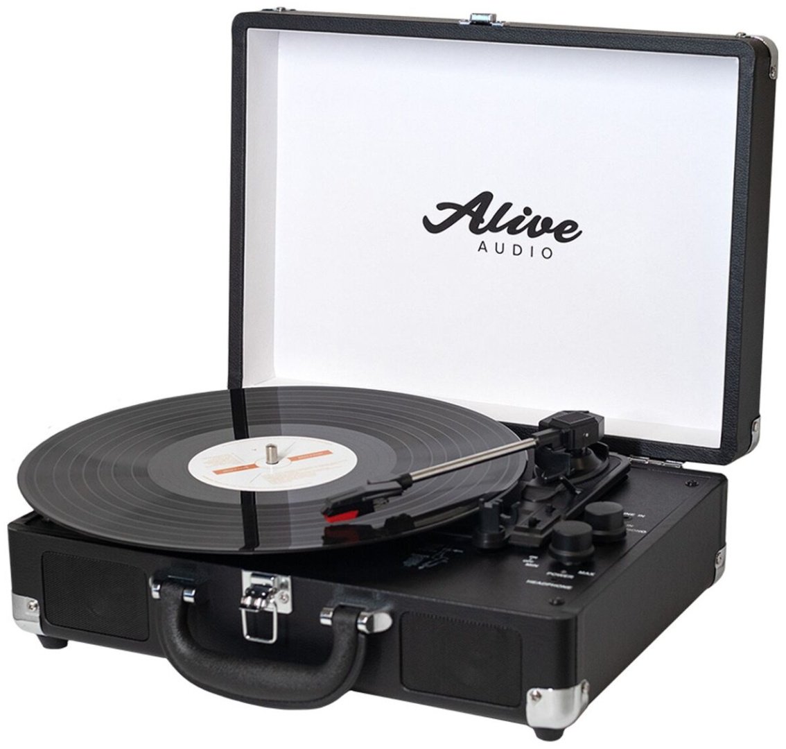Виниловый проигрыватель ALIVE AUDIO GLAM Noir