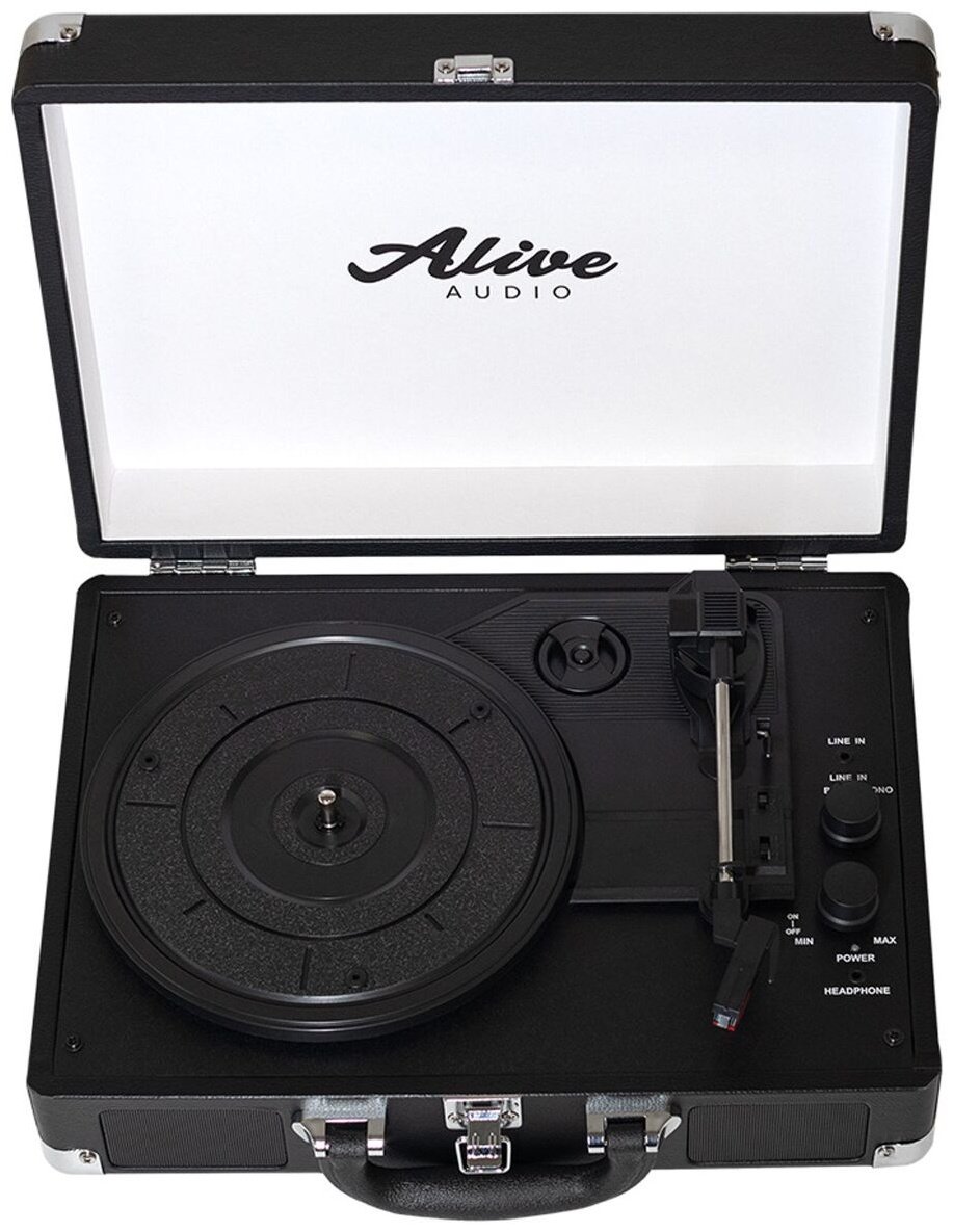 Виниловый проигрыватель ALIVE AUDIO GLAM Noir