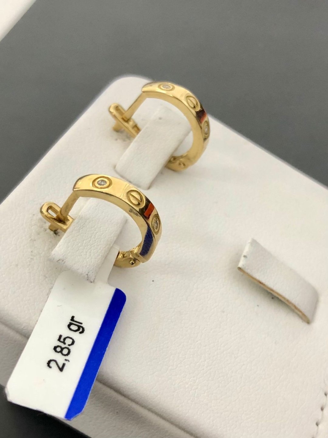 Серьги Italy Gold 1007 вес 2.85 г золото, цирконий купить,NaN