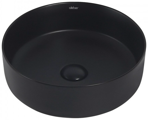 Раковина Abber Bequem AC2108MB накладная круглая 36 см, фаянс