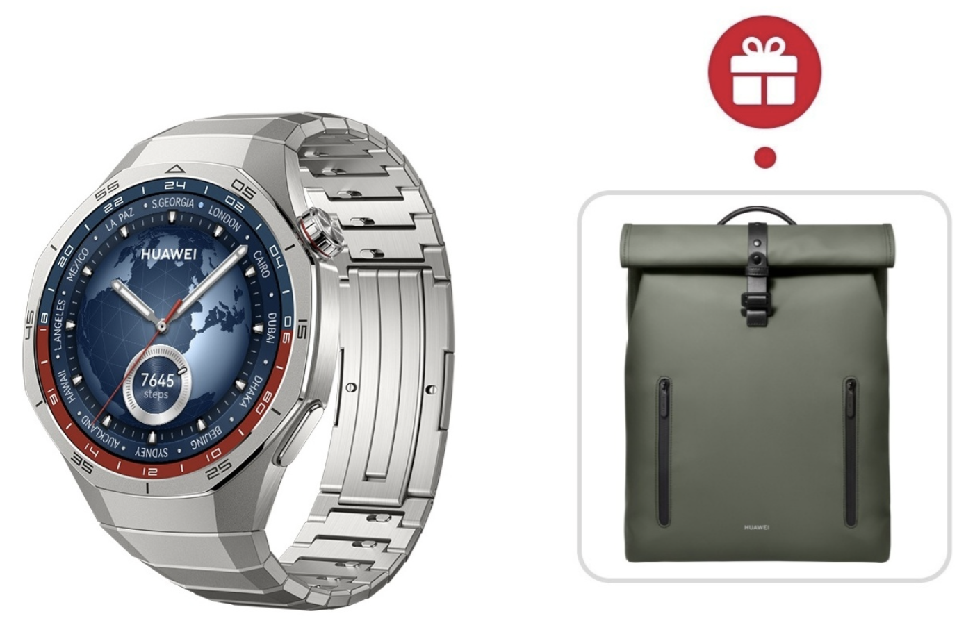 Смарт-часы Huawei Watch GT 5 Pro 46 мм серебристый-серебристый + подарок