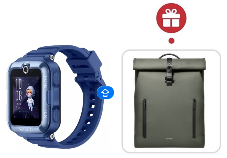 Детские Смарт-часы Huawei Kids Watch 4 Pro ASN-AL10 36mm Blue + подарок