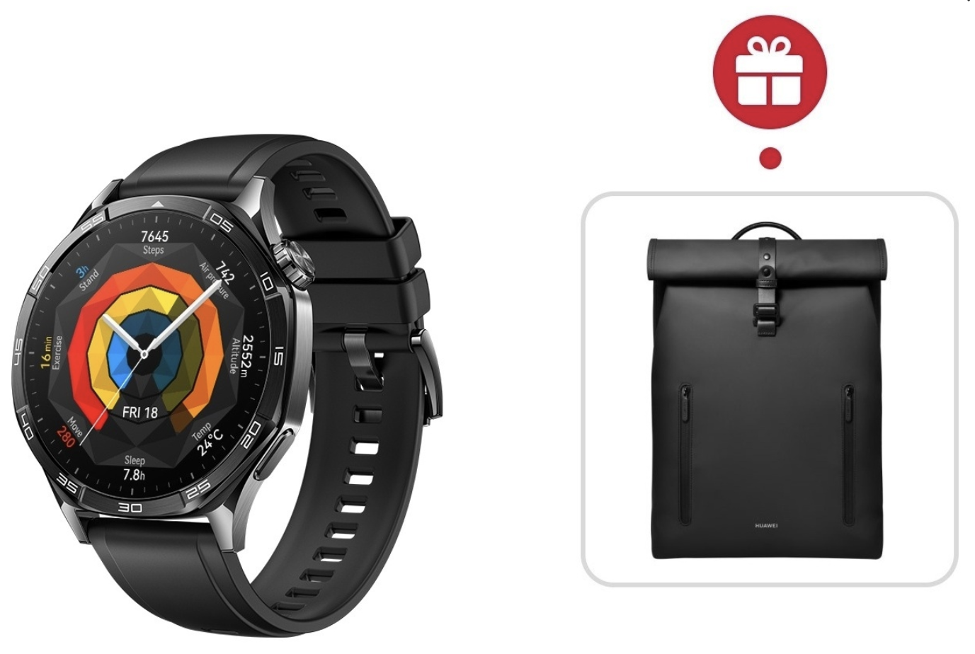 Смарт-часы Huawei Watch GT 5 46 мм черный + подарок