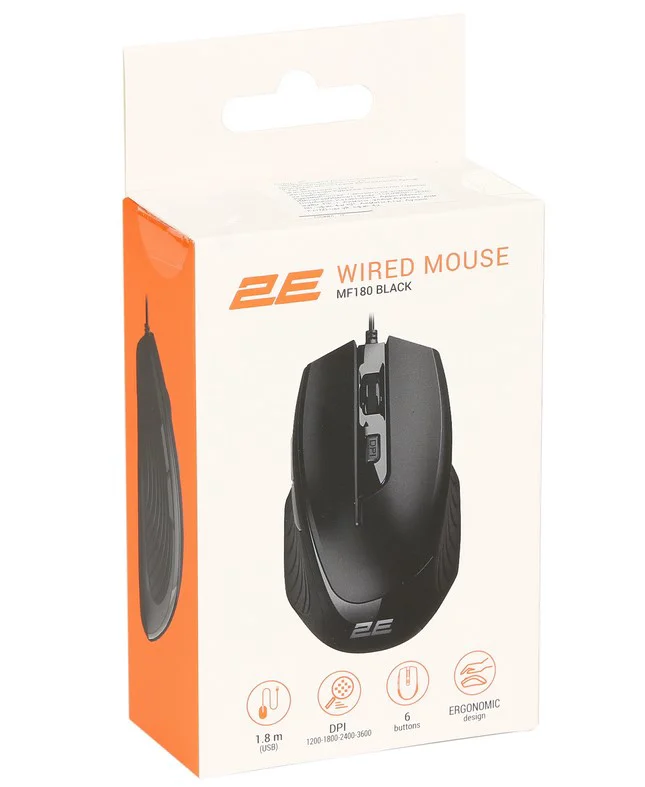 Мышь 2E MF180 Black