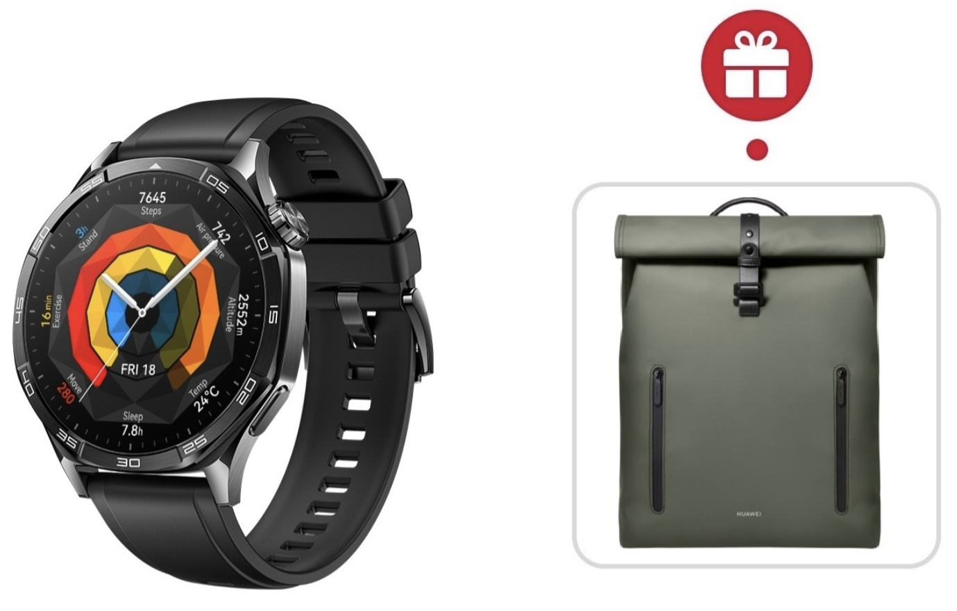 Смарт-часы Huawei Watch GT 5 46 мм черный + подарок