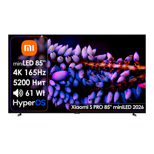 Телевизор Xiaomi S Pro 85" L85MC-SP QD-Mini LED 4K UHD Black