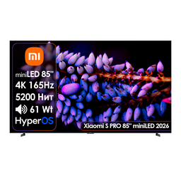 Телевизор Xiaomi S Pro 85" L85MC-SP QD-Mini LED 4K UHD Black
