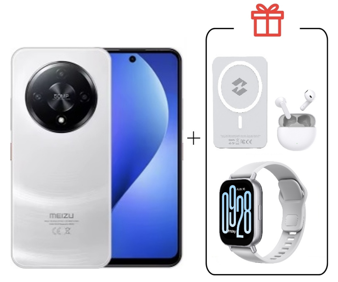 Смартфон Meizu Mblu 22 Pro 4/128Gb Snow White + подарок купить,NaN