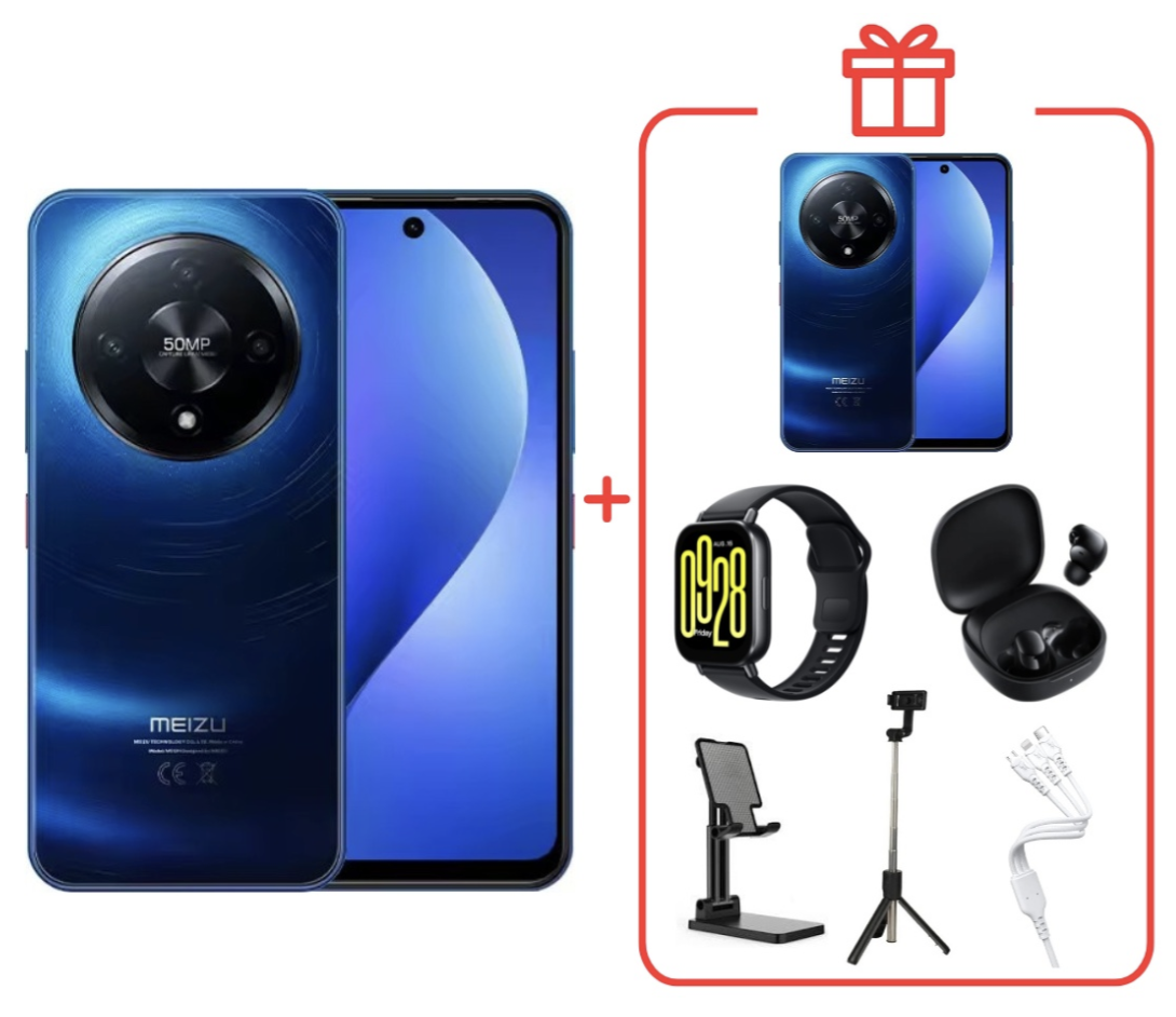 Смартфон Meizu Mblu 22 Pro 4/128Gb Deep Sea Blue + подарок купить,NaN