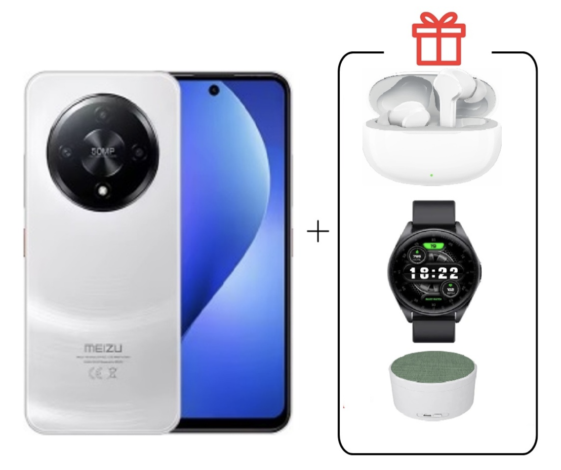 Смартфон Meizu Mblu 22 Pro 4/128Gb Snow White + подарок купить,NaN