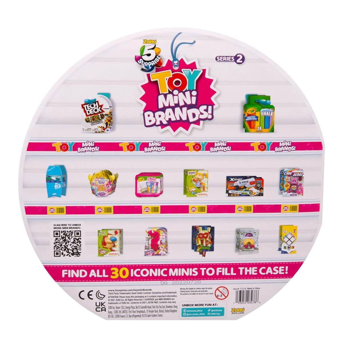 
5 Surprise: ZURU Toy Mini Brands. Кейс-накопитель 5 Surprise с 5 игрушками
 купить,NaN