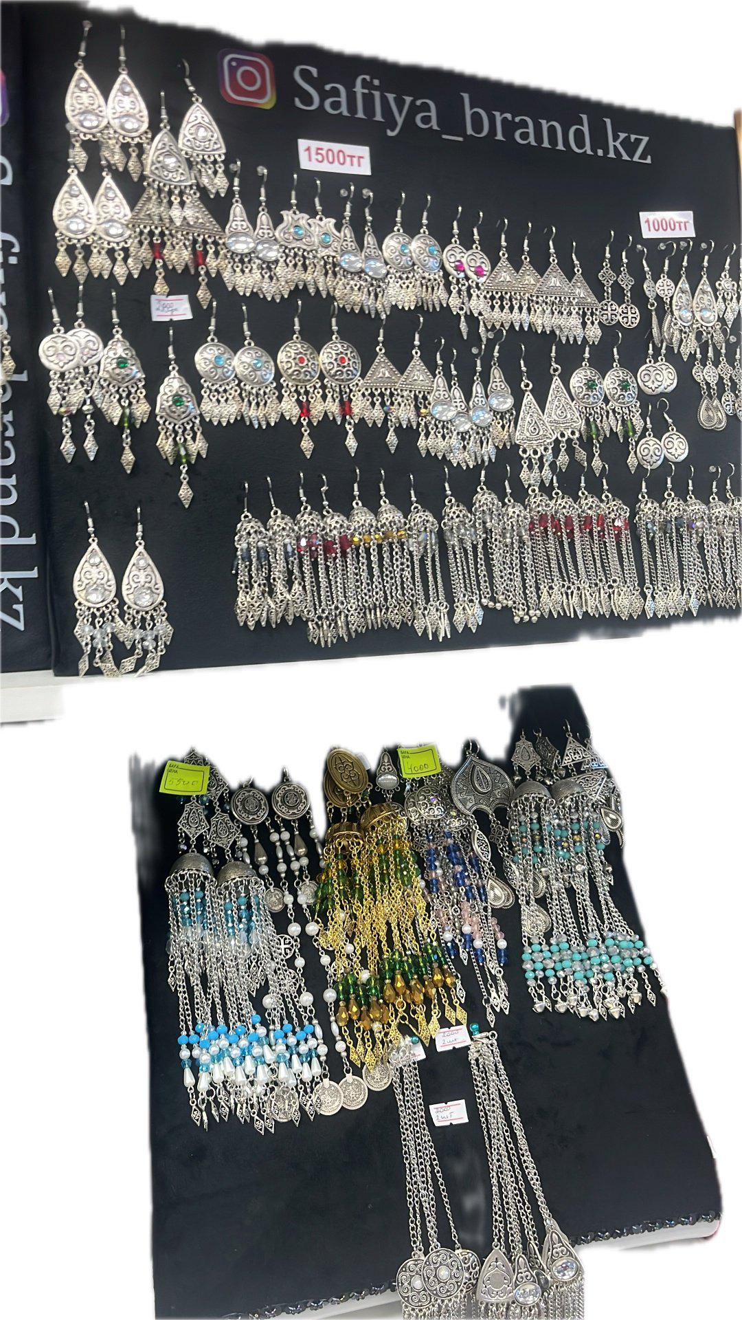 Колье Safiya Brand длина 100 см бижутерный сплав, жемчуг купить,NaN