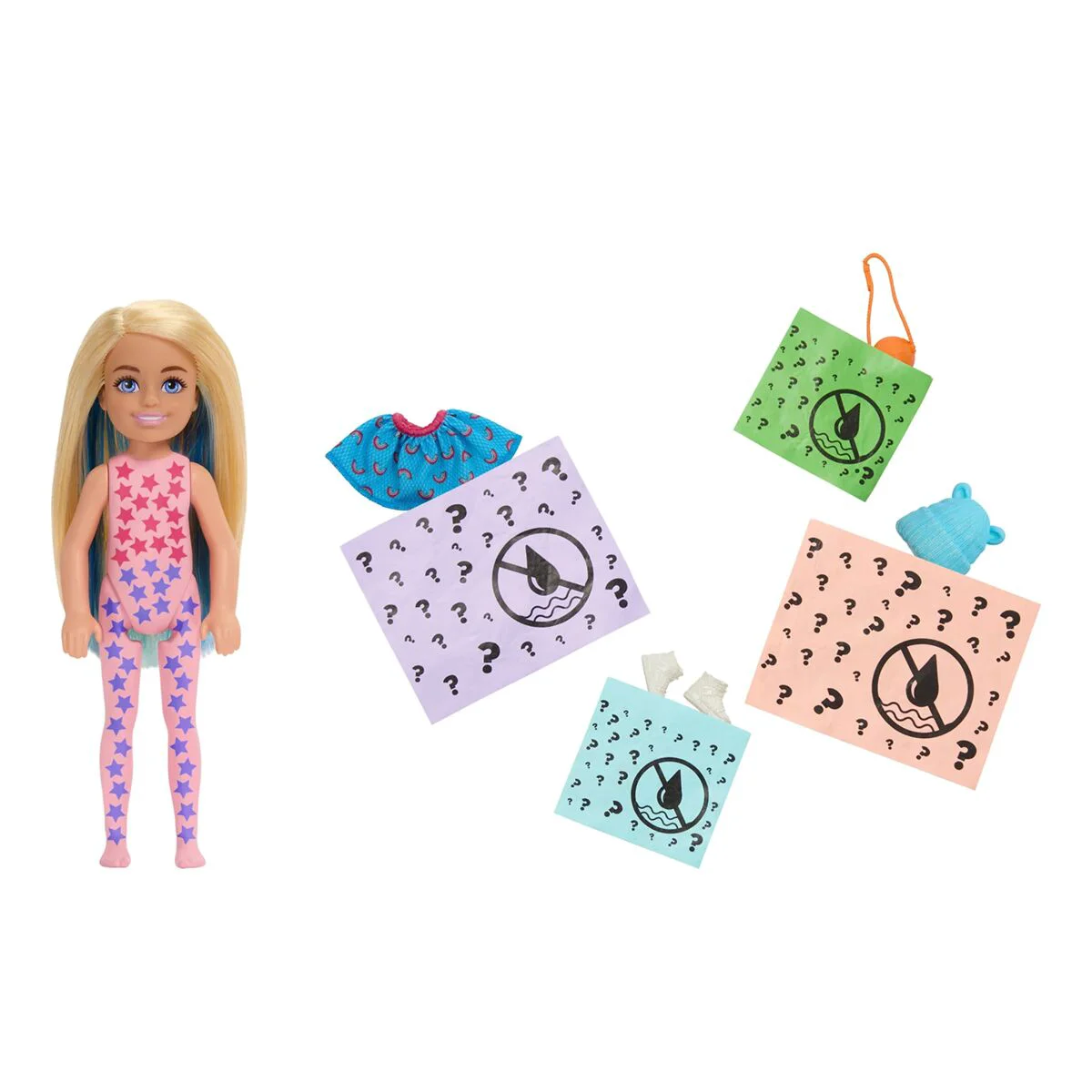 Кукла Barbie Color Reveal Кукла серии Chelsea Sporty, в ассортименте HKT850 купить,NaN