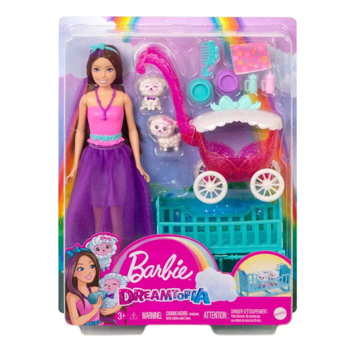 Игровой набор Barbie Dreamtopia Детская для ягнят HLC290 купить,NaN