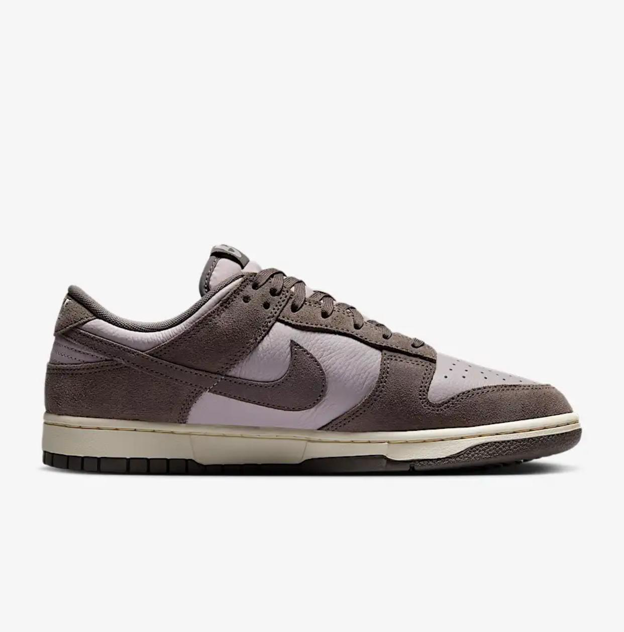 Кеды Nike Dunk Low Retro SE Leather Suede FQ8249-001 коричневый серый 46,5 купить,NaN