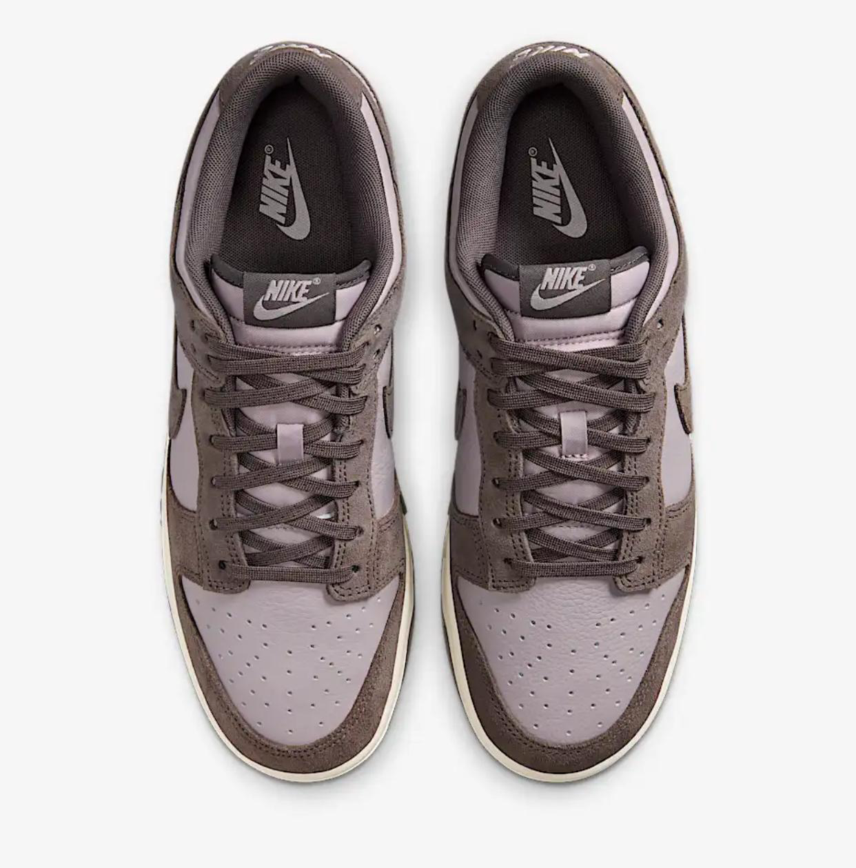 Кеды Nike Dunk Low Retro SE Leather Suede FQ8249-001 коричневый серый 46,5 купить,NaN