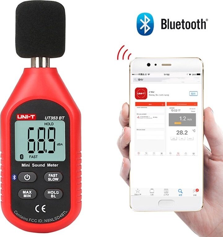 UNI-T UT353BT Шумомер с Bluetooth купить,NaN