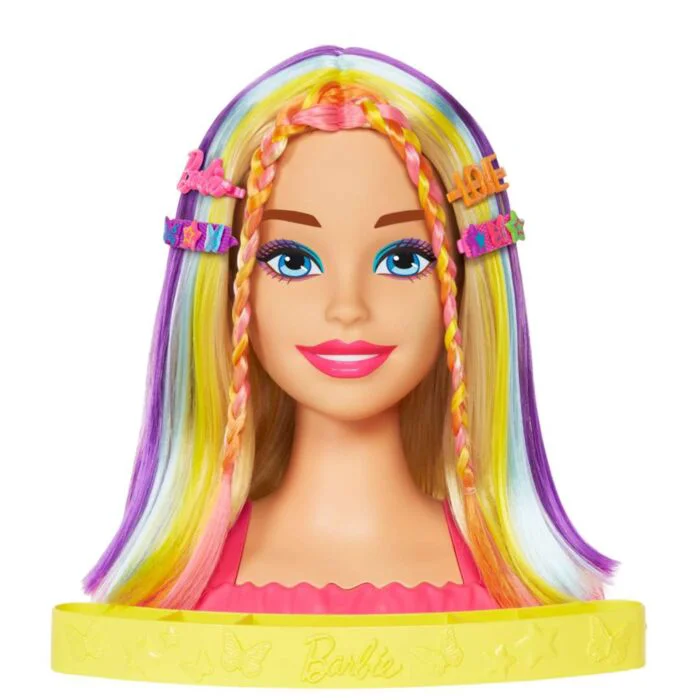Кукла Barbie My First Barbie Манекен для причесок Делюкс блондинка HMD780 купить,NaN