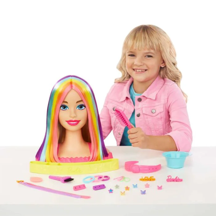 Кукла Barbie My First Barbie Манекен для причесок Делюкс блондинка HMD780 купить,NaN