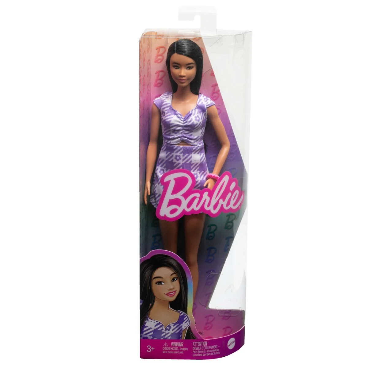 Кукла Barbie Fashionistas Барби в клеточном платье оверсайз HPF750 купить,NaN