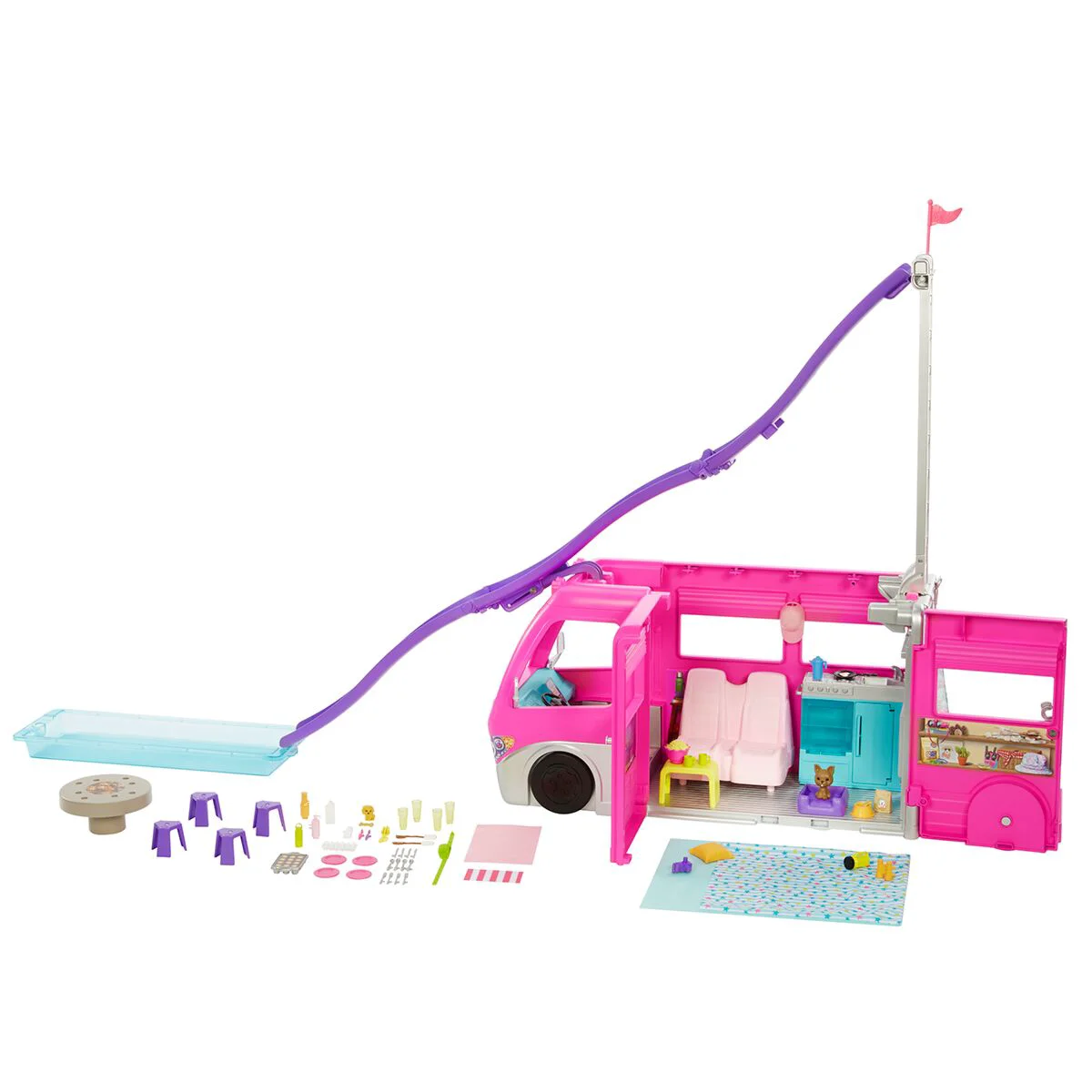 Транспорт Barbie Estate Набор Дом на колесах (2022) HCD460 купить,NaN