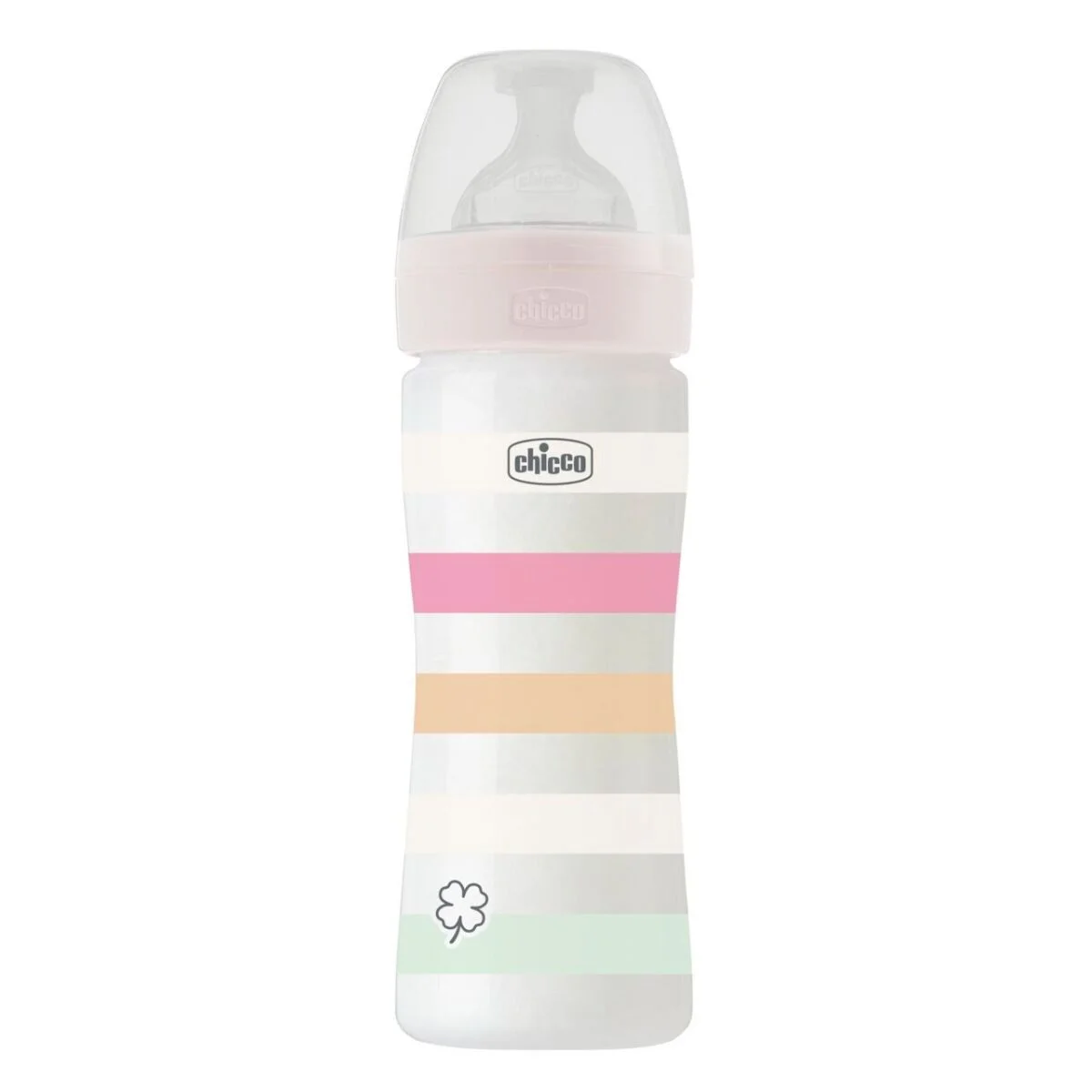 Бутылочка Chicco WellBeing 250мл 0м+ для девочки