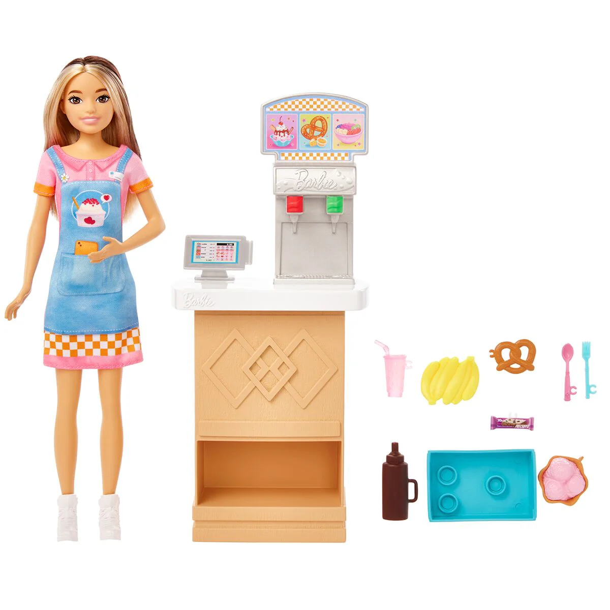 Игровой набор Barbie Family Закусочная HKD790 купить,0