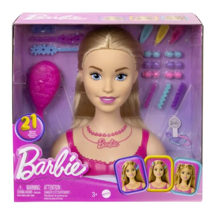 Кукла Barbie My First Barbie Манекен для причесок блондинка HMD880 купить,NaN