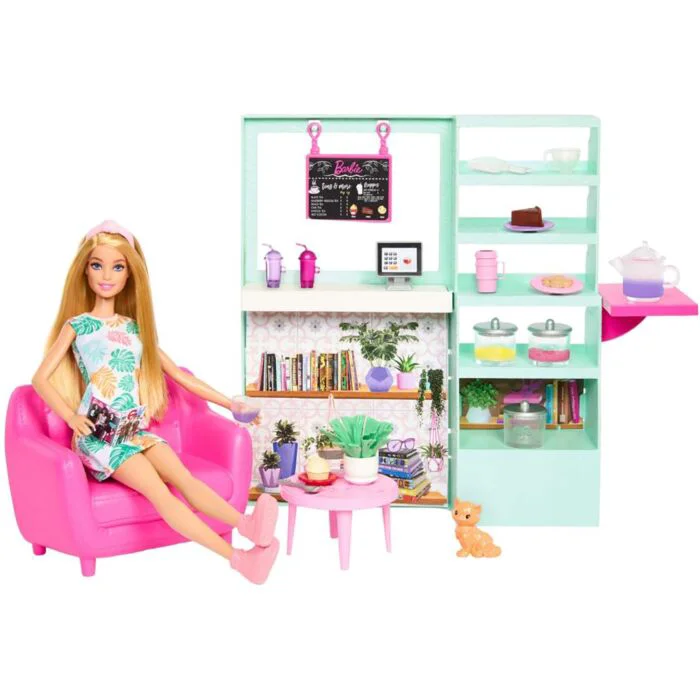 Игровой набор Barbie Self-Care Чайный магазин HKT940