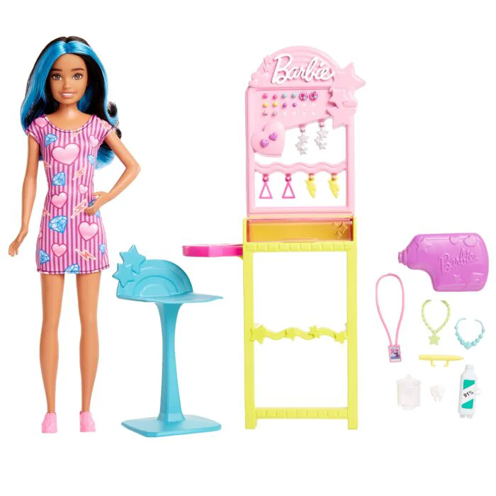 Игровой набор Barbie Family Студия пирсинга HKD780 купить,NaN