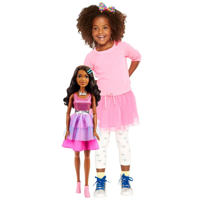 Кукла Barbie My First Barbie Ростовая кукла 70см, брюнетка HJY030 купить,NaN