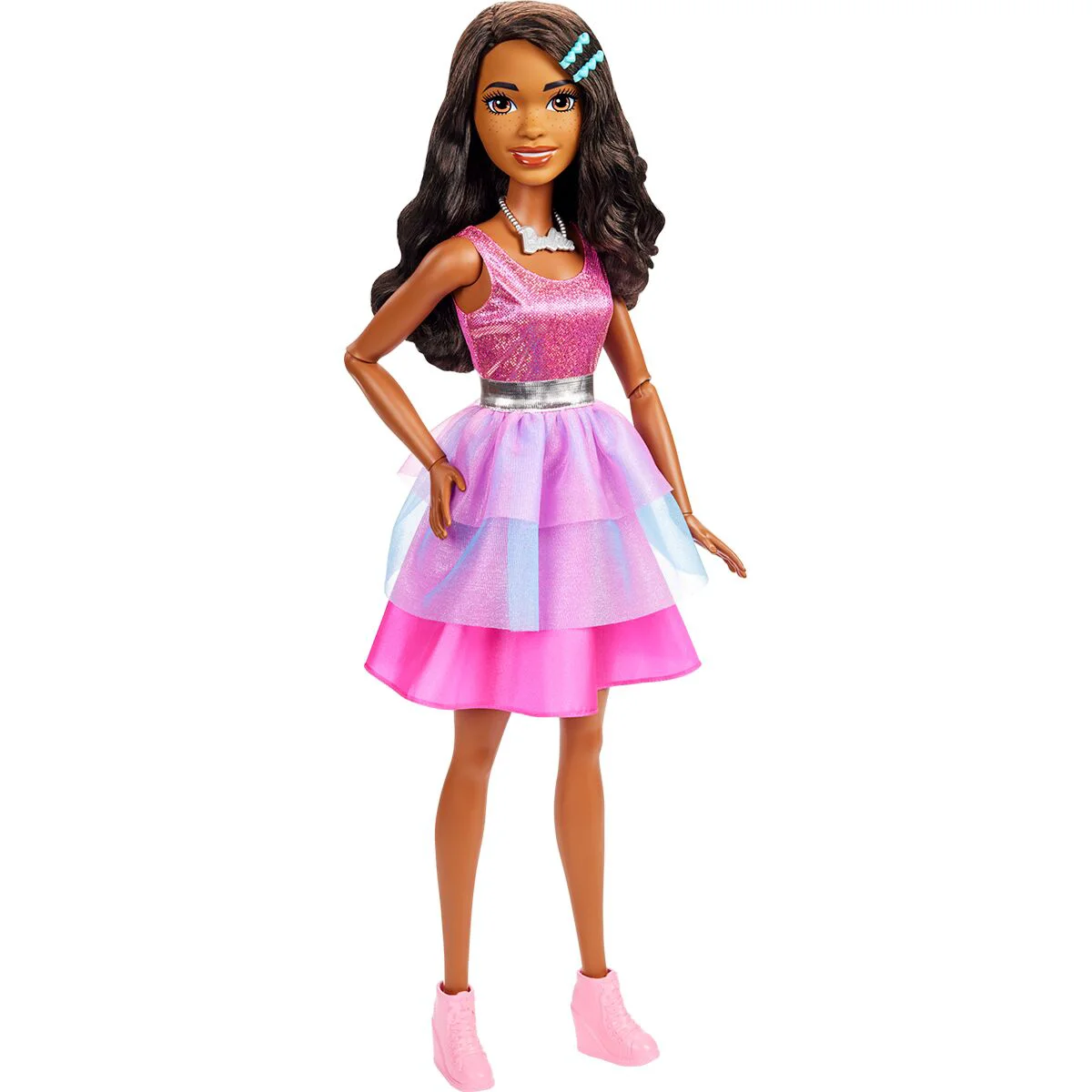 Кукла Barbie My First Barbie Ростовая кукла 70см, брюнетка HJY030 купить,NaN