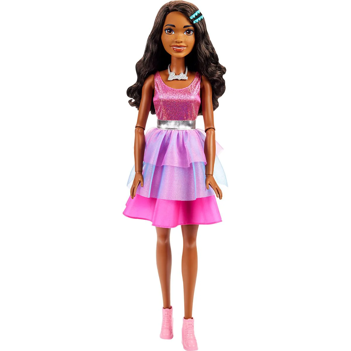 Кукла Barbie My First Barbie Ростовая кукла 70см, брюнетка HJY030 купить,NaN