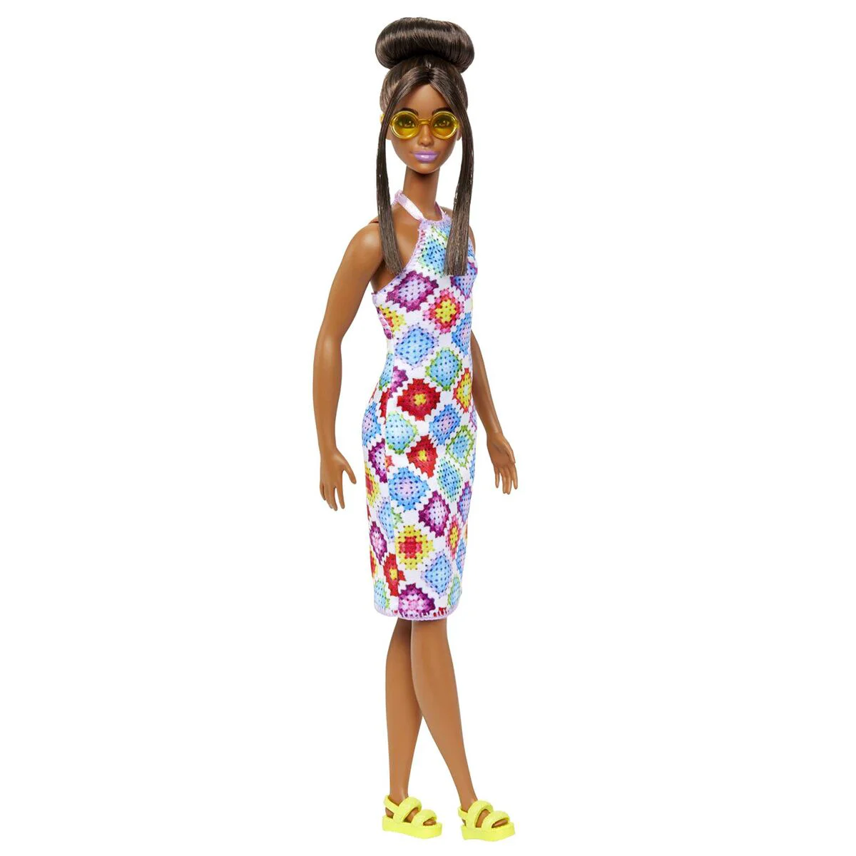 Кукла Barbie Fashionistas Барби в платье в стиле Алмазная Мозаика HJT070 купить,NaN