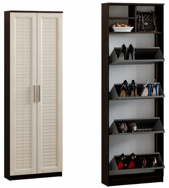 Обувница DOMA 56x20.50x170 см, ЛДСП купить,NaN