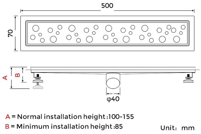 Gappo трап G85007-2 (7 х 50 см) купить,35330