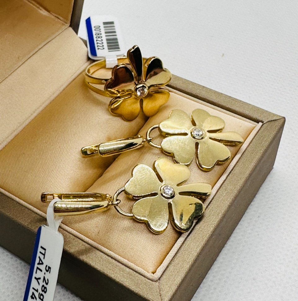Italian Gold 072/55/6МЕ вес 8.6 г золото, фианит купить,640995