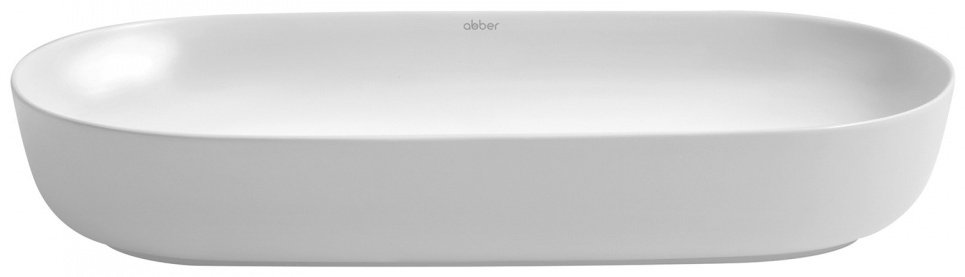 Раковина Abber Bequem AC2110 накладная овальная 80 см, фаянс
