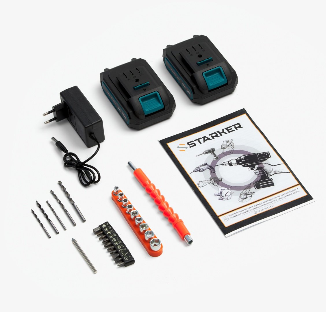 STARKER дрель-шуруповерт SD-606 24 В