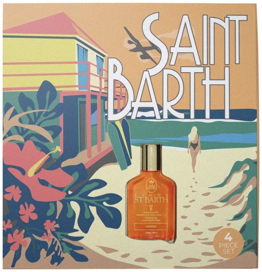 Ligne St Barth ЛИМИТИРОВАННЫЙ НАБОР ST BARTH TROPICAL ESCAPE набор по уходу за волосами и телом для женщин